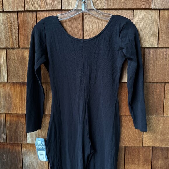 NWT Capezio Black Long Sleeve Unisex Unitard Catsuit in Adult X-Large - Picture 9 of 11